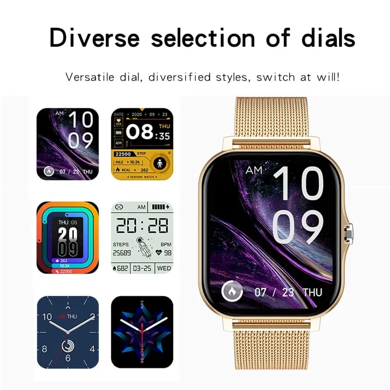 Buy LIGE 2024 Smart Watch For Men Women Gift Full Touch Screen Sports Fitness Watches Bluetooth Calls Digital Smartwatch Wristwatch at Best Price