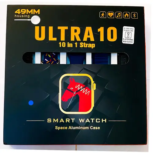 Ultra Smart Watch With 10 Straps and Free Watch Protector, Bluetooth Calling and Multiple Sports Mode at Best Price in pakistan